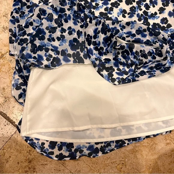 Ralph Lauren Women's Petite Tiered-Ruffle Floral Dress - Picture 8 of 9